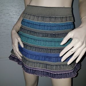 NWOT - Ruffled Mini Skirt